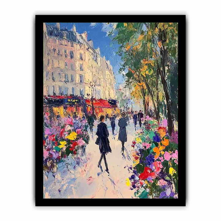 Parisian Reverie Canvas Painting 