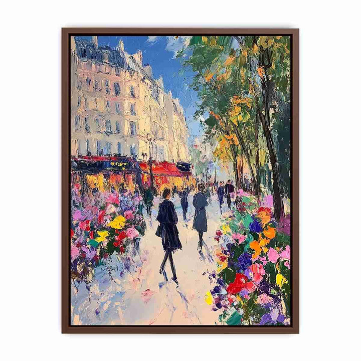 Parisian Reverie Canvas Painting 