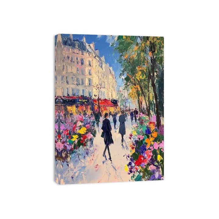 Parisian Reverie Canvas Painting 