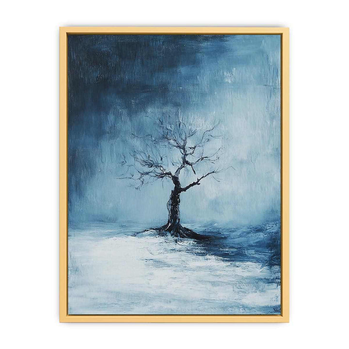 Cold Night Canvas Painting 