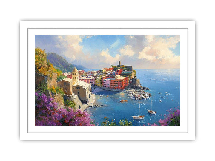 Cinque Terre Italy Canvas Painting 