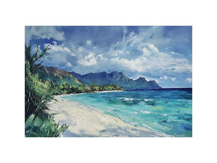 Whispers of Seychelles Oil Painting 