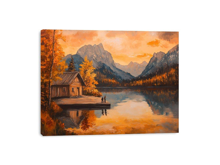 Cozy House Canvas Painting 