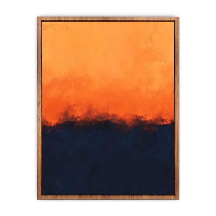 Fragments of Sunset and Night Canvas Painting 