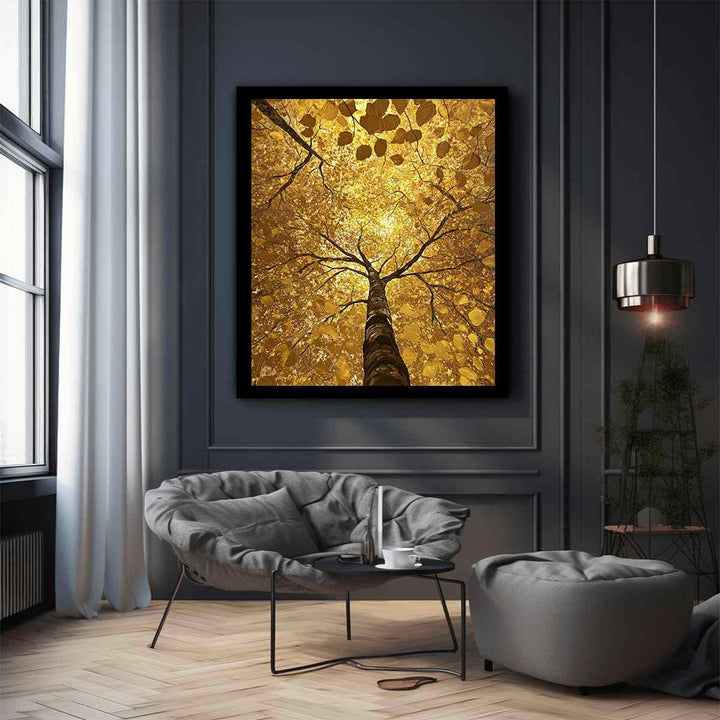 Looking Up Canvas Painting 