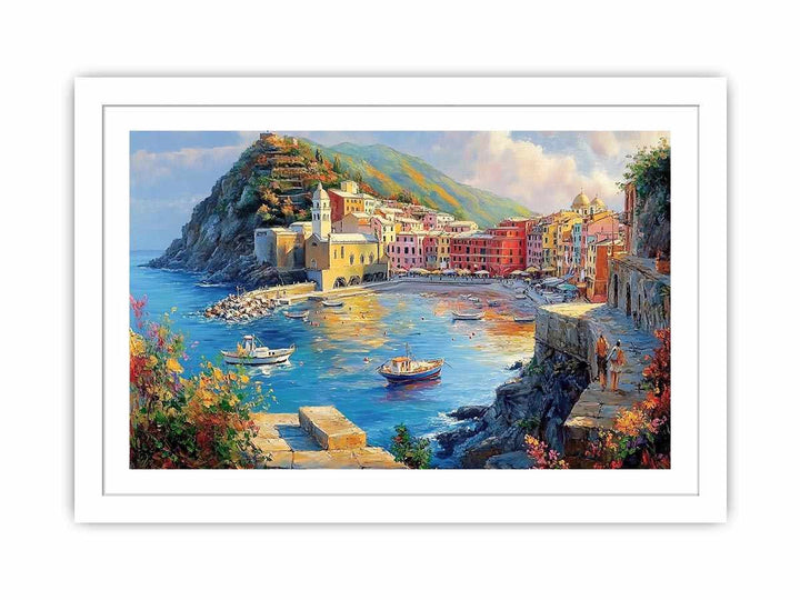 Vernazza Cinque Terre Italy Canvas Painting 