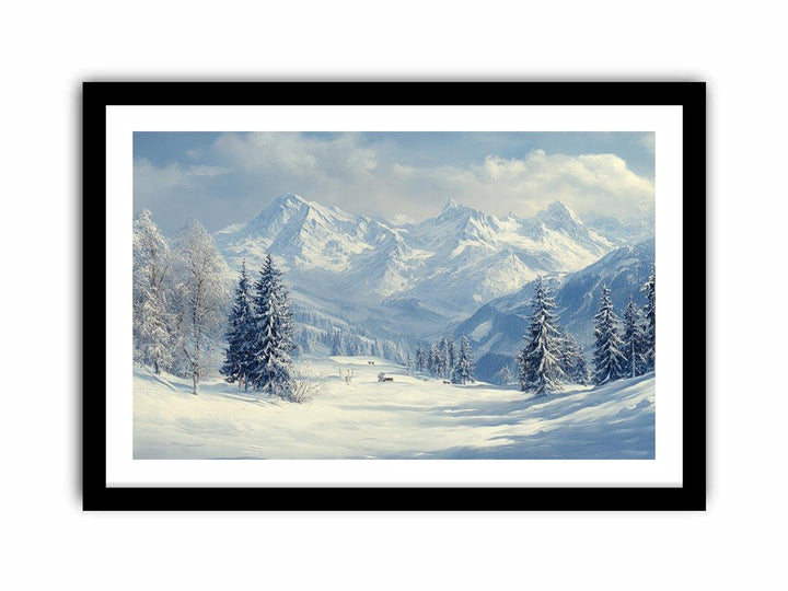 Crown of the Alps Canvas Painting 