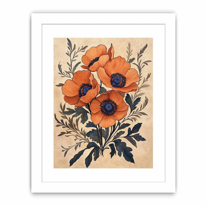 Poppies Under the Sun Canvas Painting 