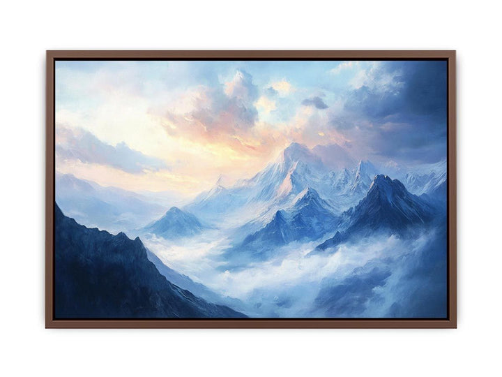 Whispers of the Quiet Peak Canvas Painting 