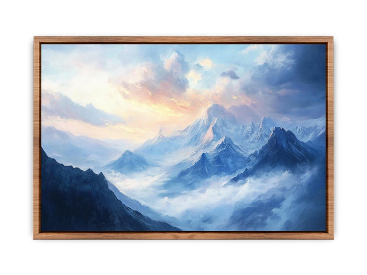 Whispers of the Quiet Peak Canvas Painting 