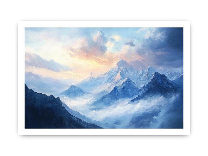 Whispers of the Quiet Peak Canvas Painting 