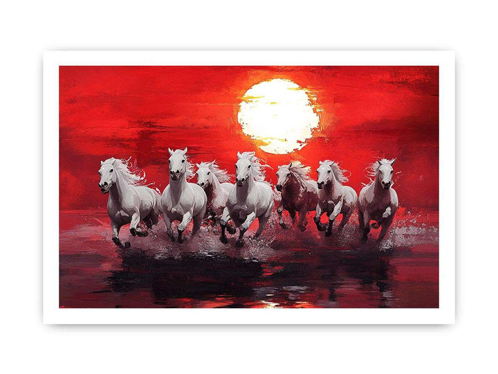 Gallop of Freedom Canvas Painting 