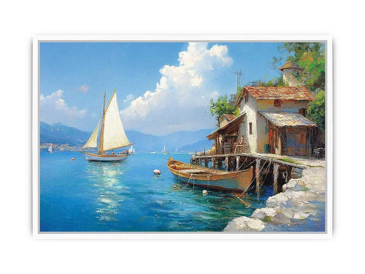 Harbor Canvas Painting 