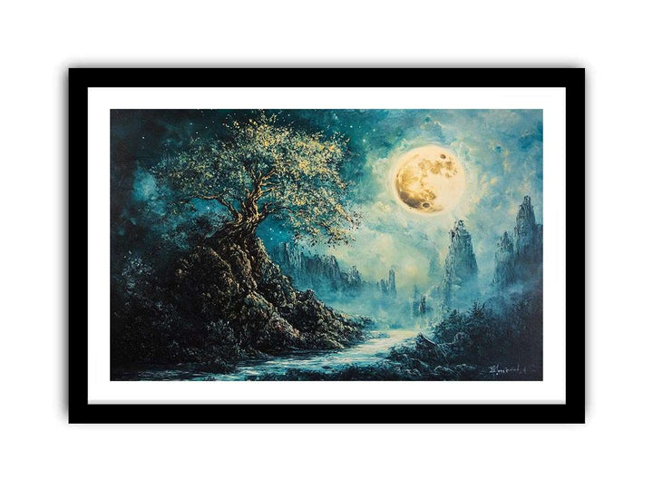 The Mystical Pathway Canvas Painting 