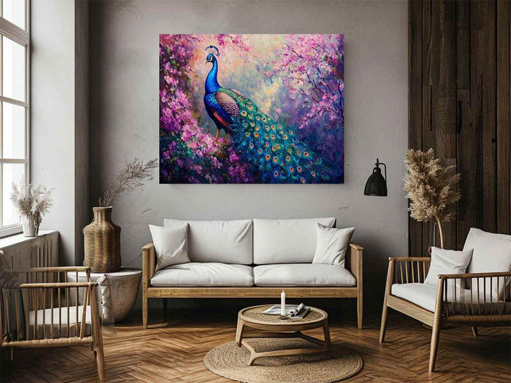 Magestic Peacock Painting 