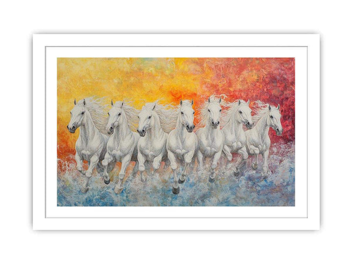 Seven Spirits on the Run Canvas Painting 