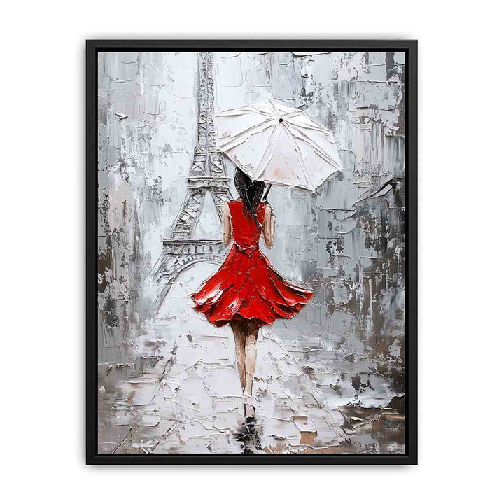 Paris  Walk Canvas Painting 