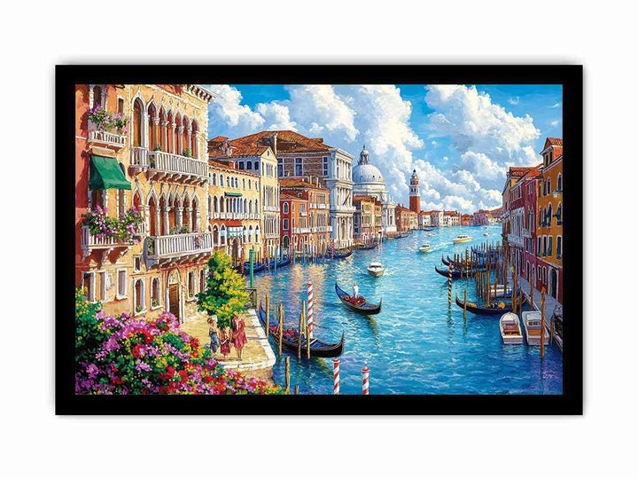 Grand Canal Canvas Painting 