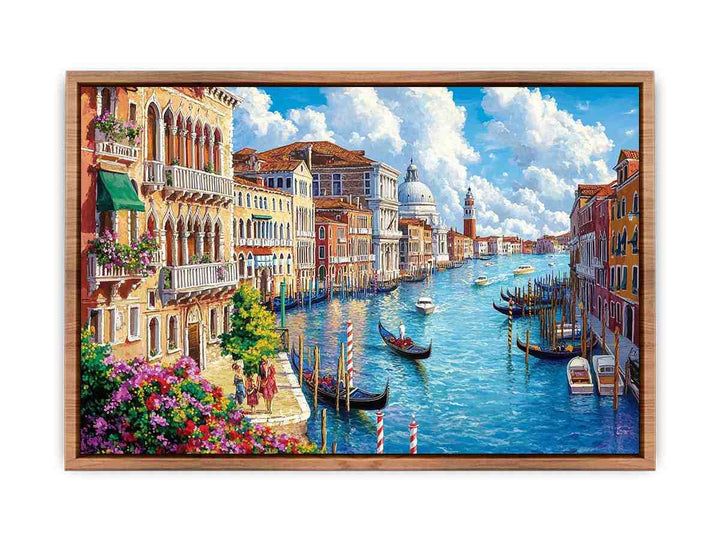 Grand Canal Canvas Painting 