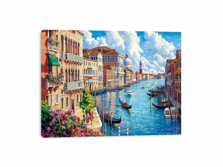 Grand Canal Canvas Painting 