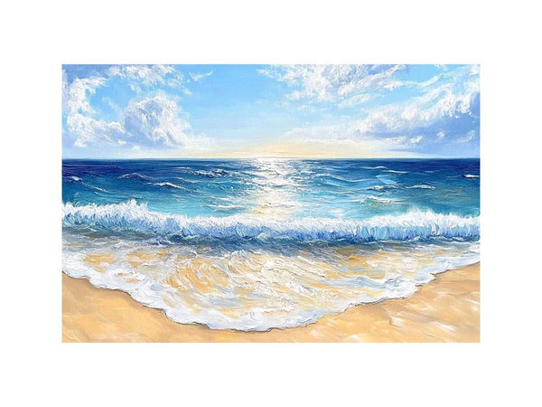 Beach  Oil Painting