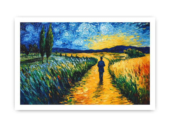 Walk Canvas Painting 