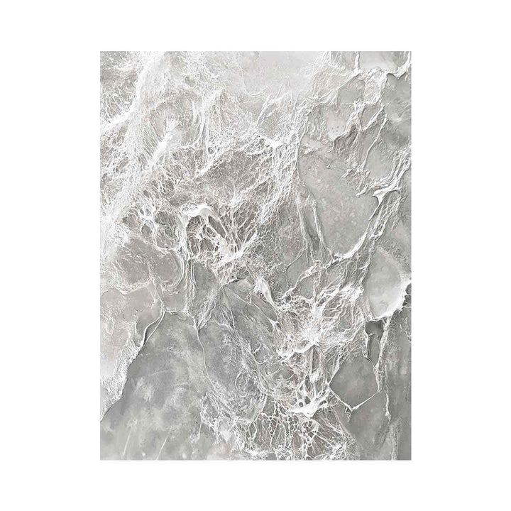 Silver Abstract Oil Painting