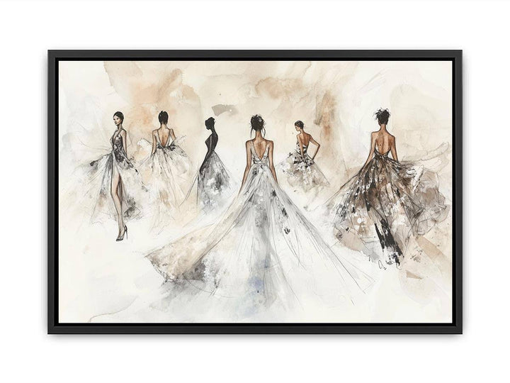 Fashion Street Canvas Painting 