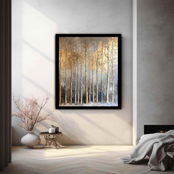 Gold Tree Painting 