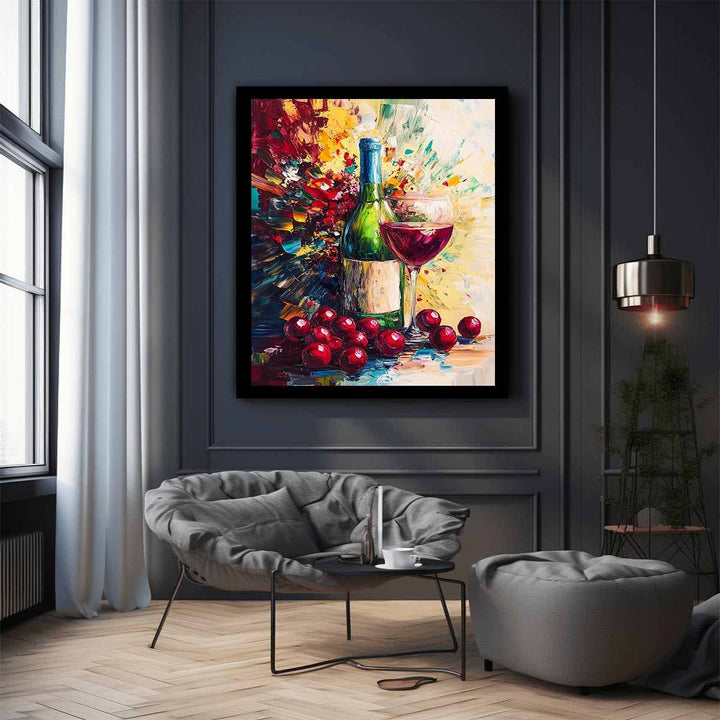 Wine Canvas Painting 