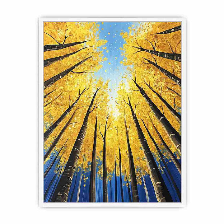 Aspen Forest Canvas Painting 