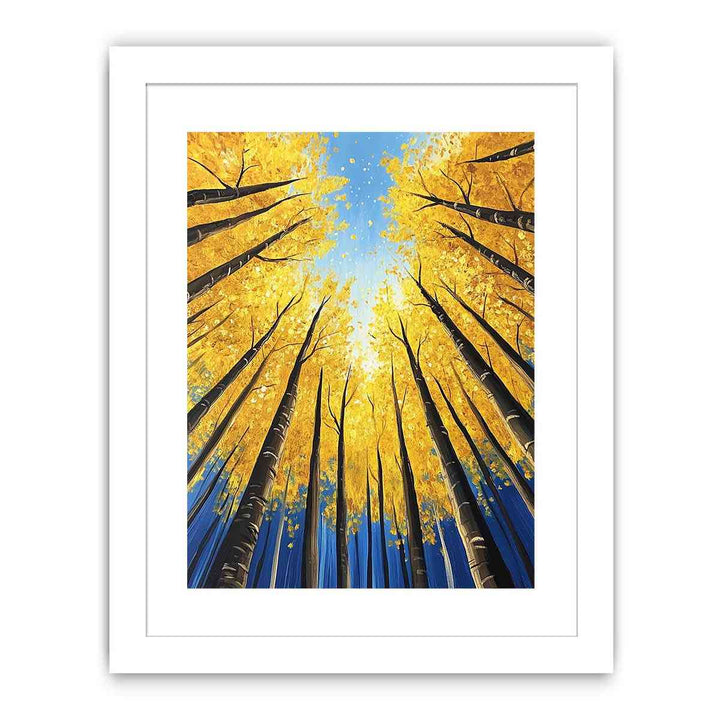 Aspen Forest Canvas Painting 