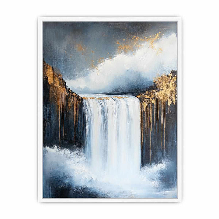 Waterfall Canvas Painting 