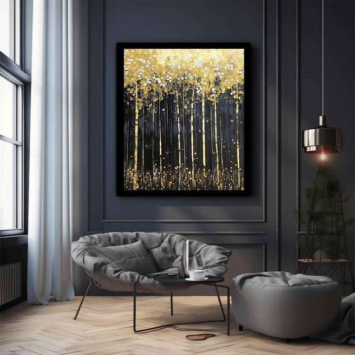 Tall Trees Canvas Painting 