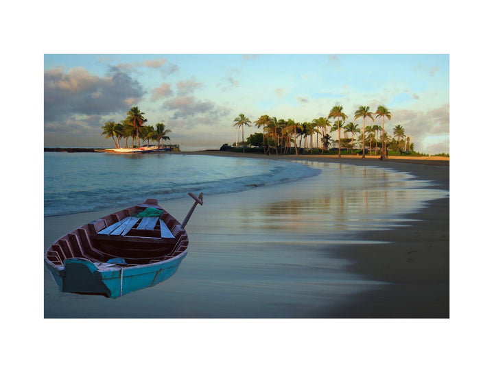 Beach  Trees  Painting