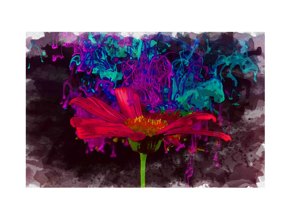 Modern Art  Abstract  Flower Painting 