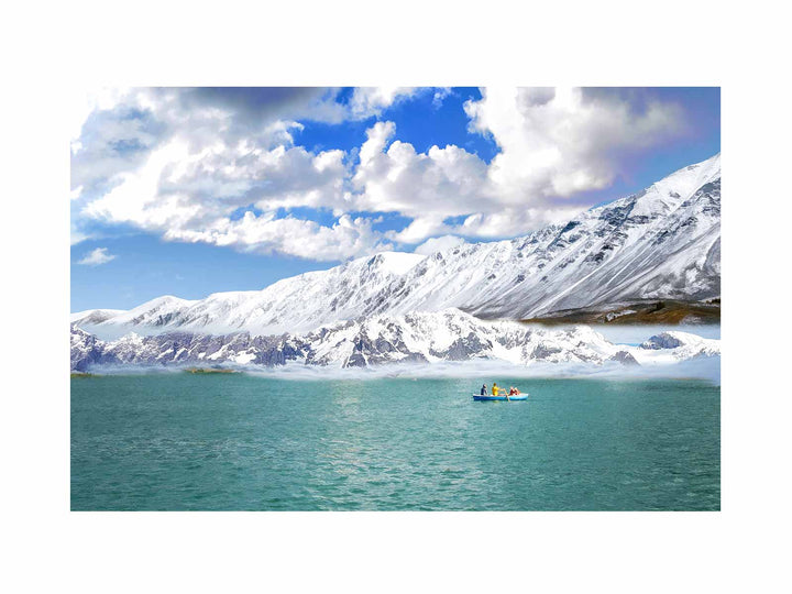 Ladakh Mountain Lake   Painting