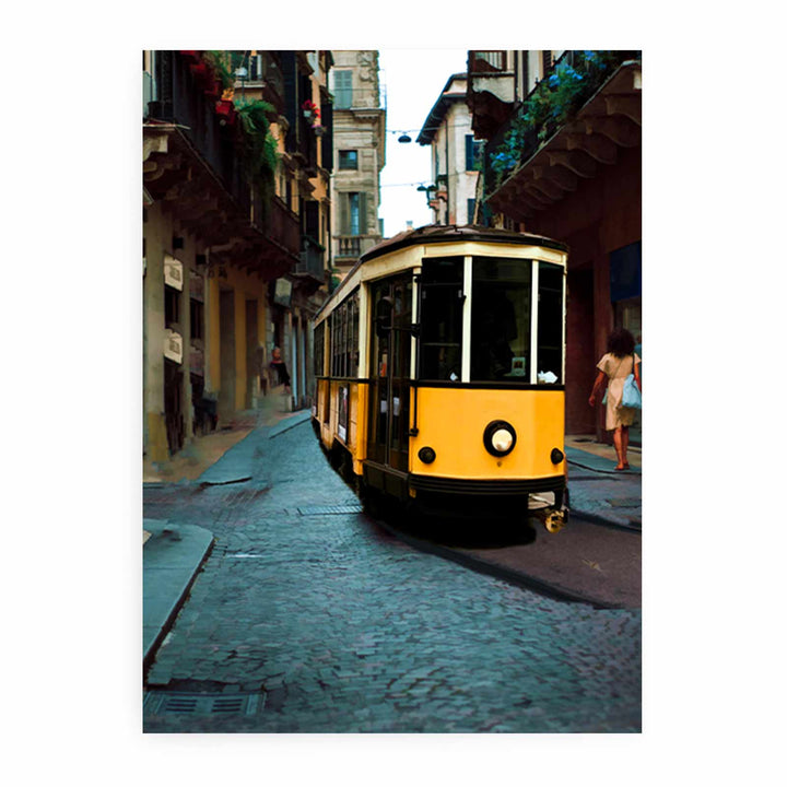 Street Tram Painting