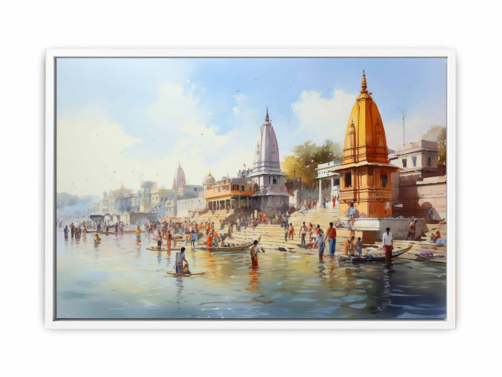 Haridwar Ganga Vintage painting  