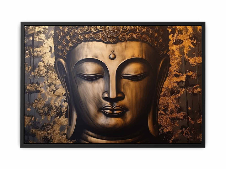 Gold Leafed Buddha   canvas Print