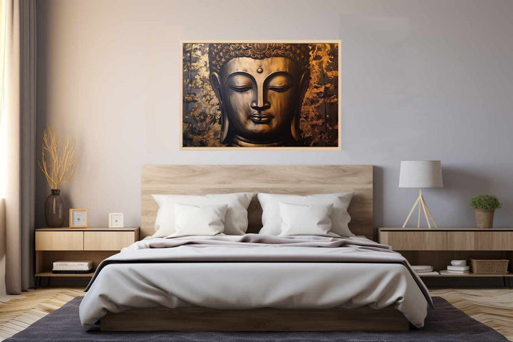 Gold Leafed Buddha  Art Print