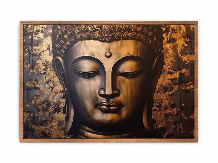 Gold Leafed Buddha   Painting