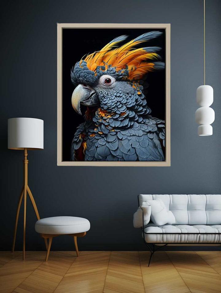 Cockatoo Left Painting Art Print