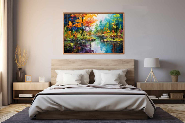 Rainbow Forest Art  Print