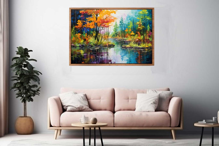 Rainbow Forest Art  Print