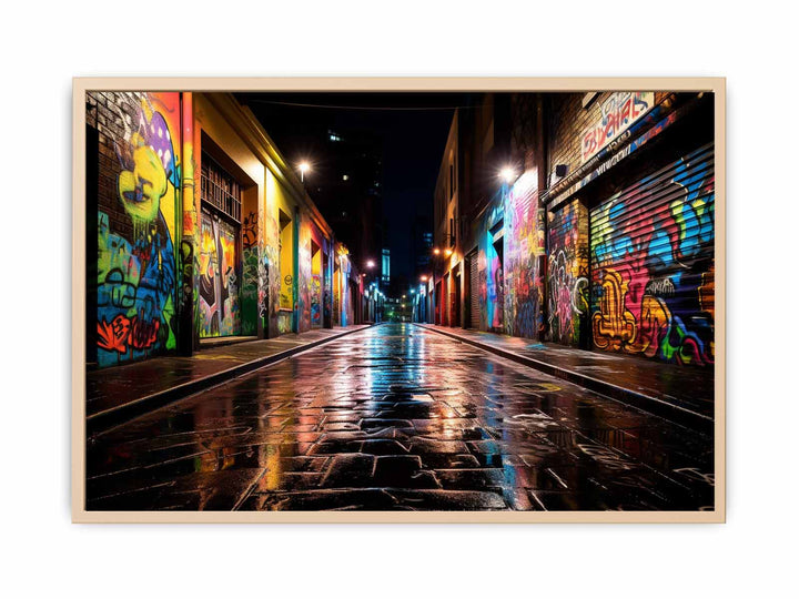 Melbourne Graffiti  framed Print