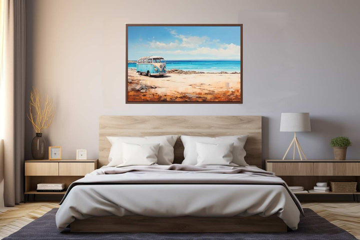 campervan Beach Art  Print