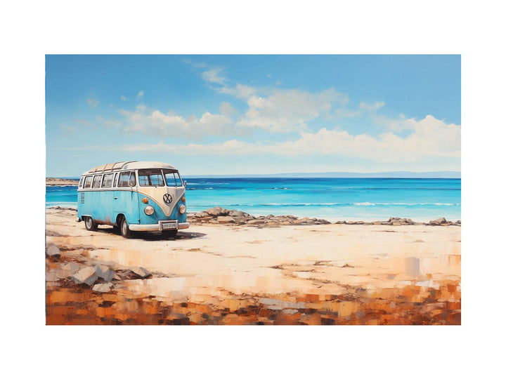 campervan Beach Art 