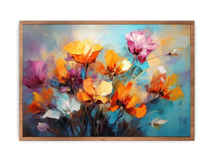 Love Happiness Floral Art   Painting