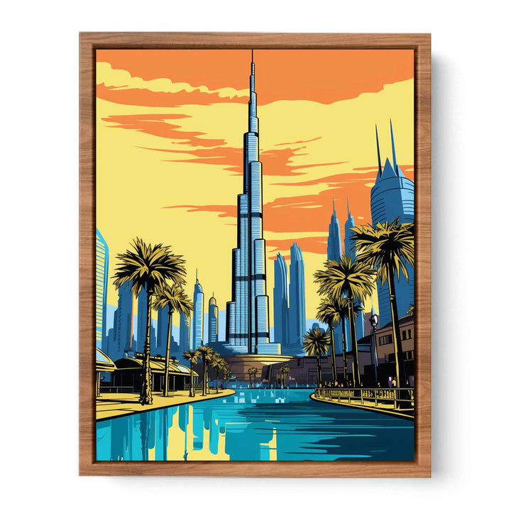 Burj Khalifa, Dubai Poster   Painting